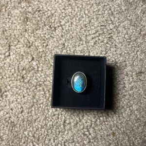 Elegant Blue Stone Ring